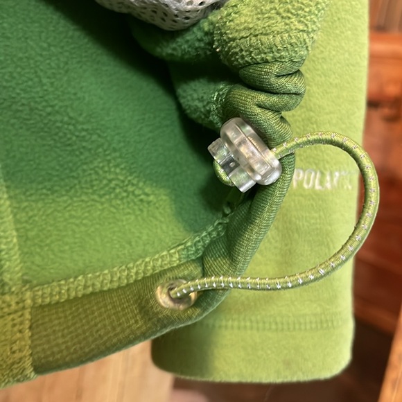 L.L. Bean - Green Zip Up Fleece - Misses Reg XS - Picture 4 of 6